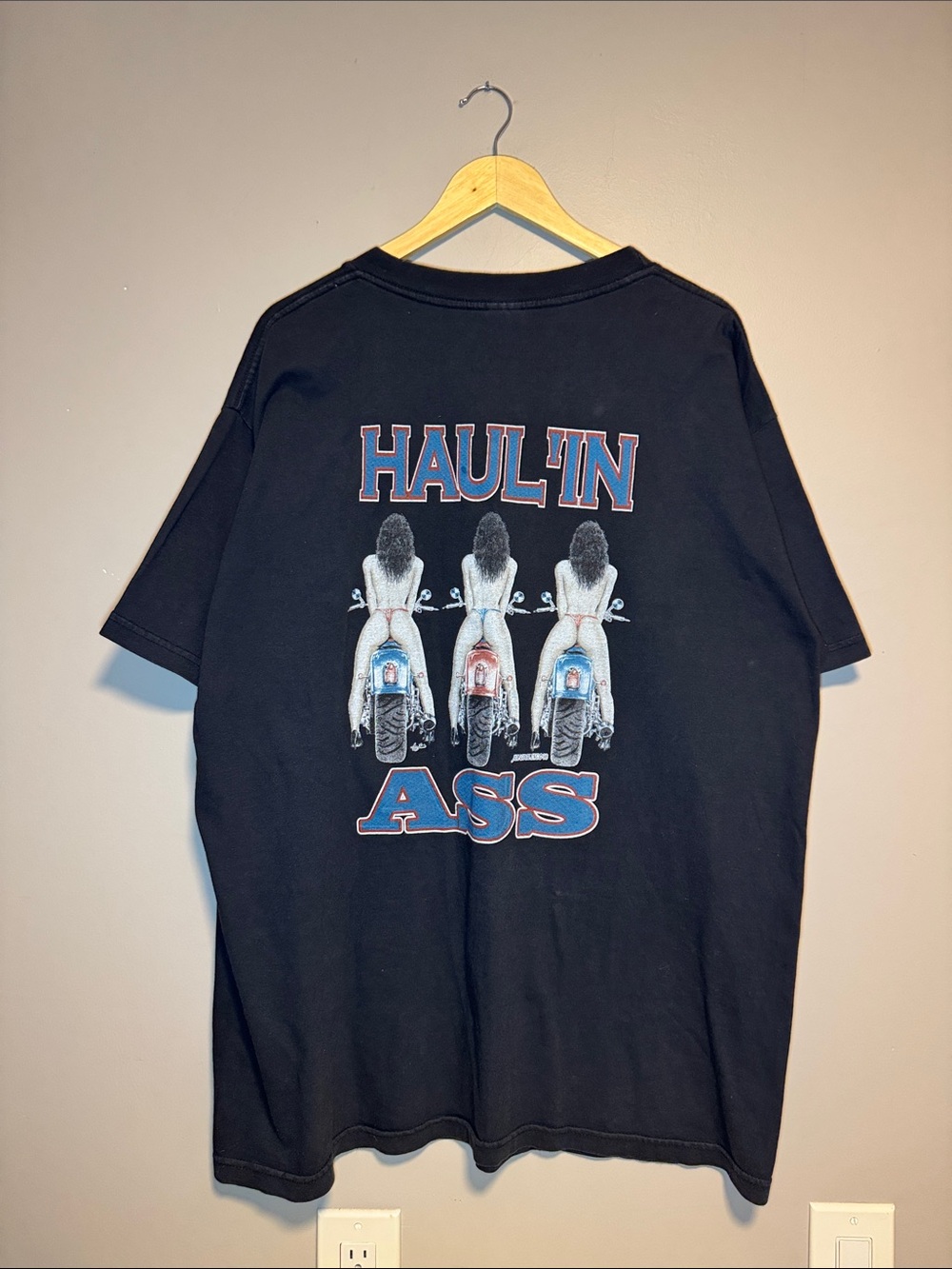 Vintage Bike Week Daytona Beach Haul'in Ass T-Shirt / XXL / 1999